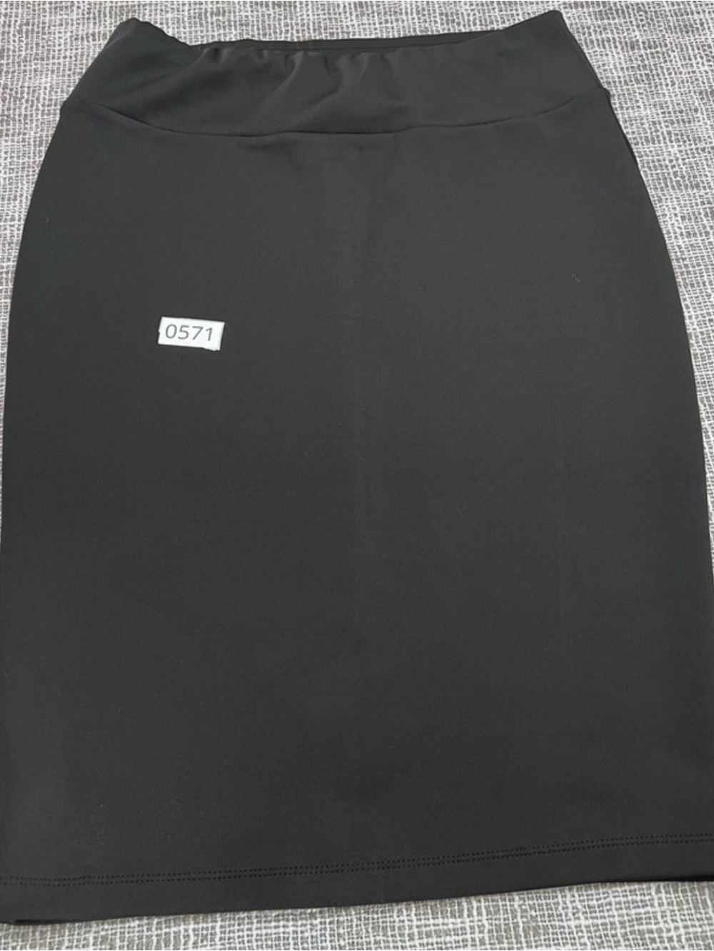 JEMMA Black Pencil Skirt - Classic Straight Silhouette